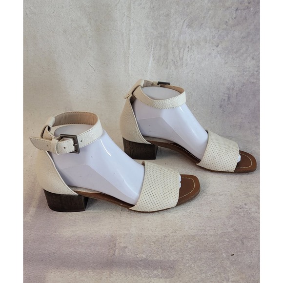 Splendid leather ankle straps white sandals size 8 - Picture 3 of 7